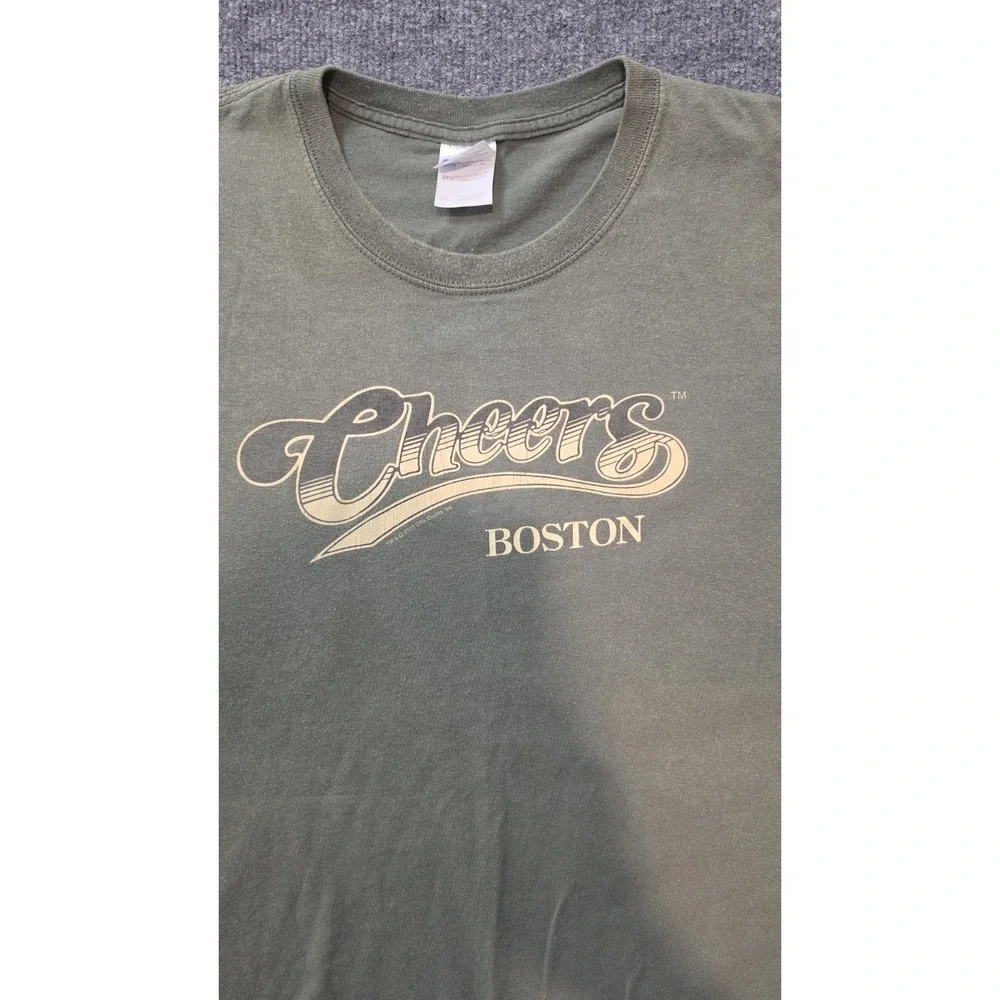 Cheers Boston Normisms T Shirt Mens 2XL Green TV‎ Show Graphic Tee